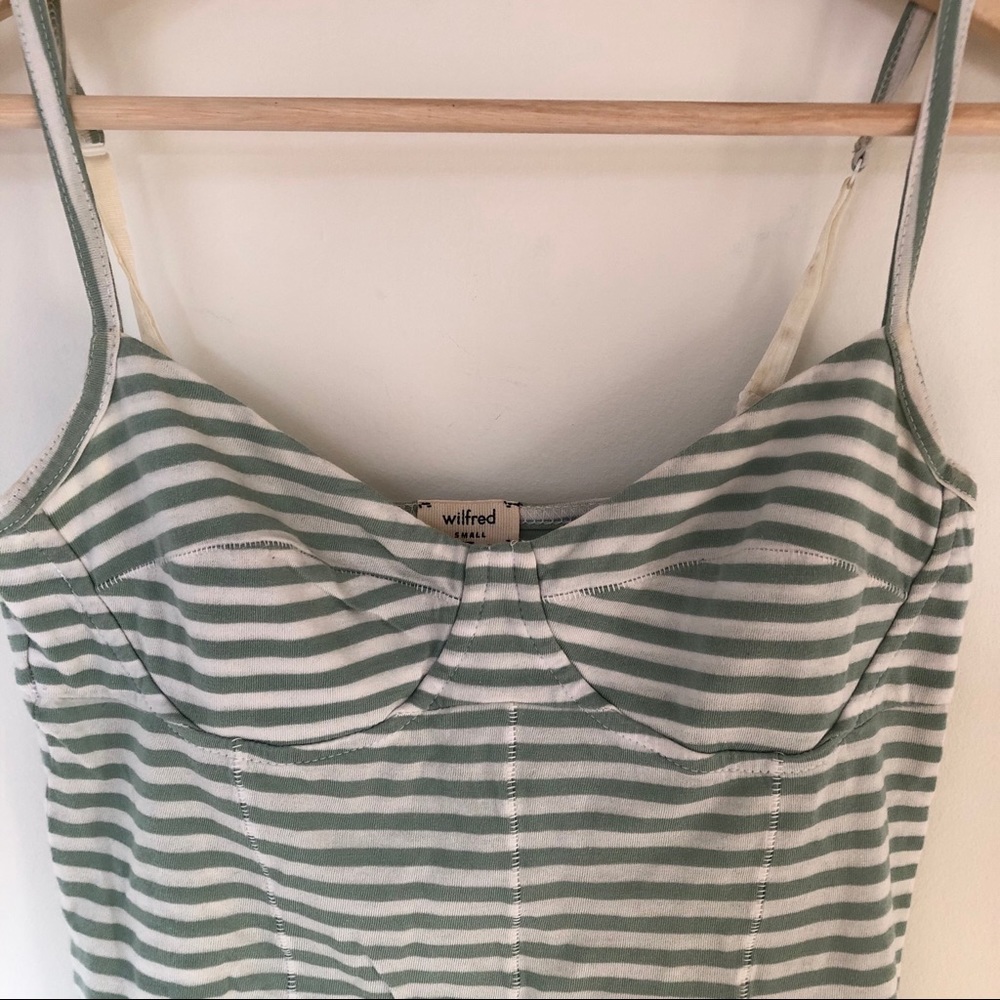 WILFRED Bardot bustier tank